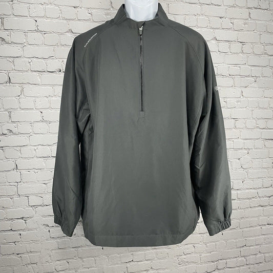 Sun Mountain Grey Wind Wear Lost Creek Lightweight Golf Zipped Jacket Large L