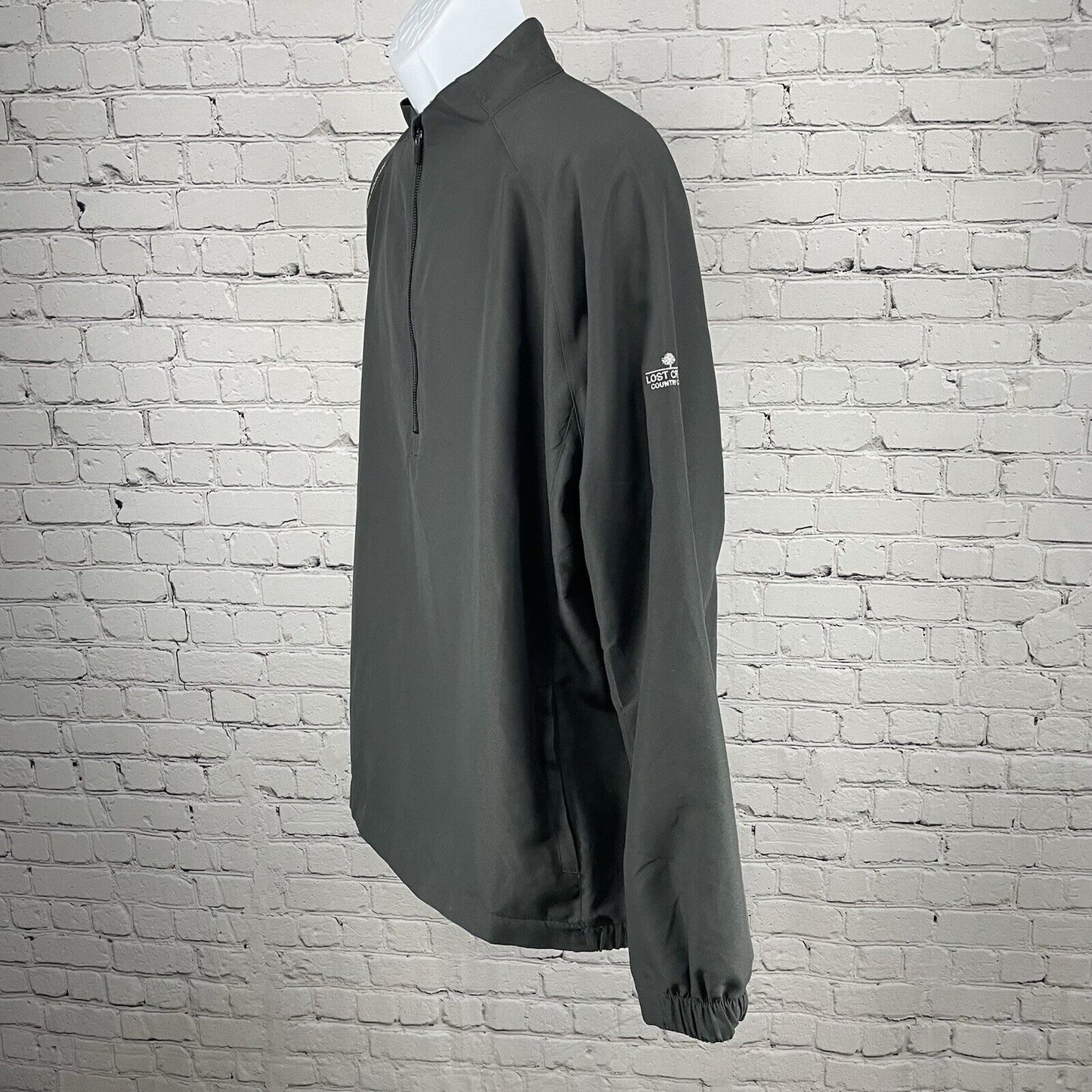 Sun Mountain Grey Wind Wear Lost Creek Lightweight Golf Zipped Jacket Large L