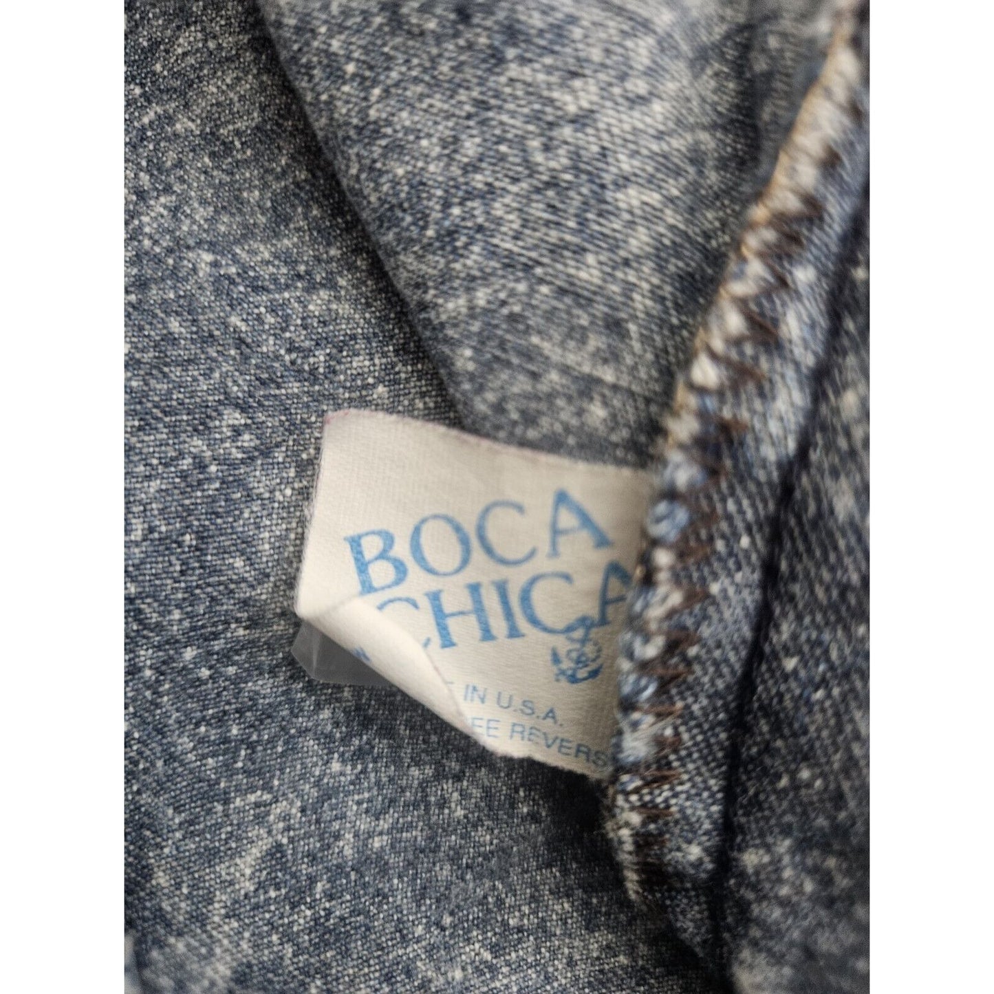 Vtg Boca Chica High Rise Acid Wash Scrunched Elastic Waist Shorts Pockets 18