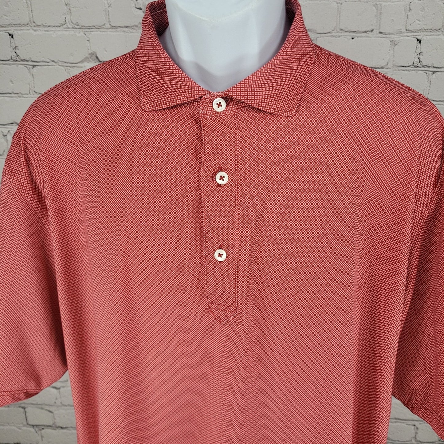 Turtleson Grey Rock Golf Club Stretch Short Sleeve Polo Shirt Size Large L