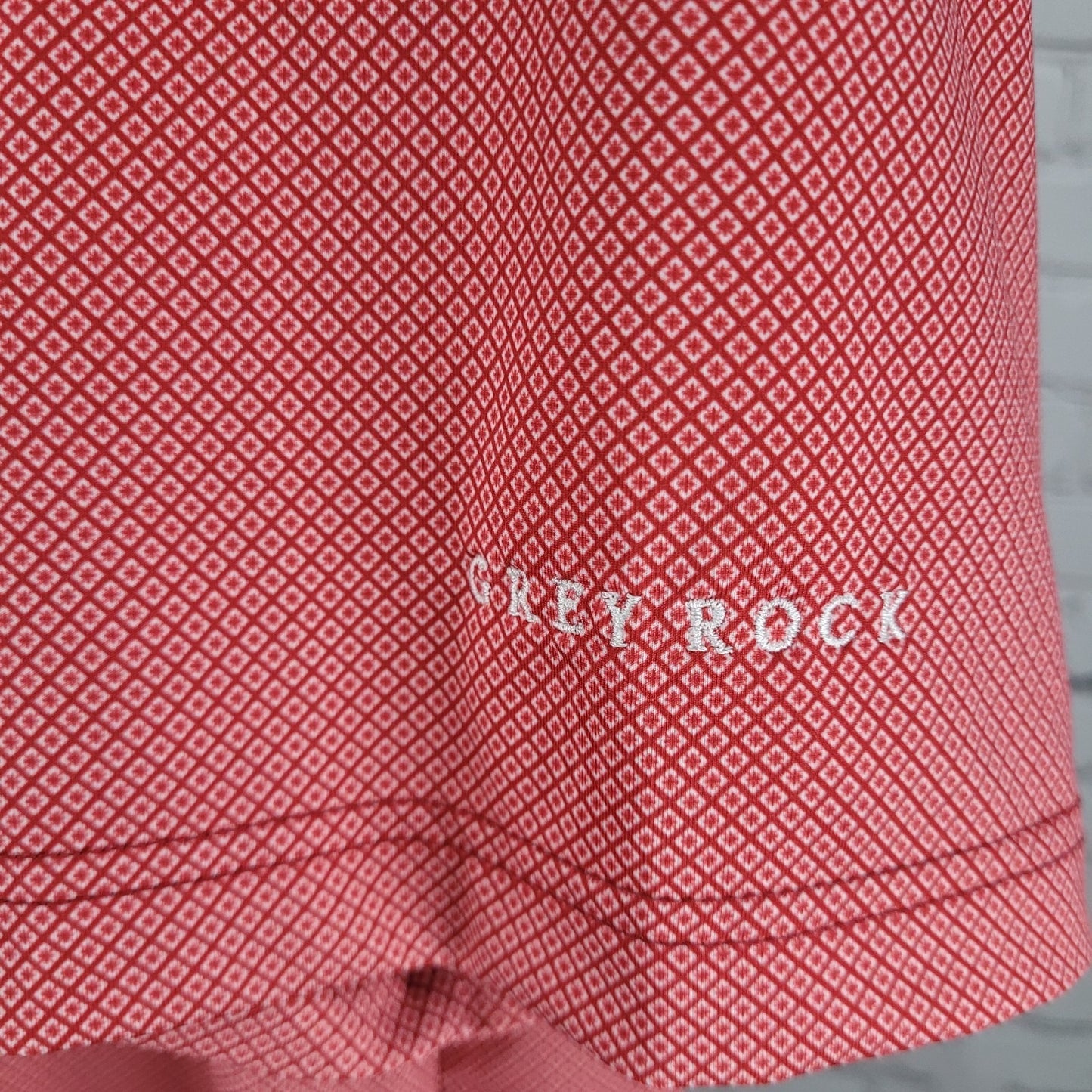 Turtleson Grey Rock Golf Club Stretch Short Sleeve Polo Shirt Size Large L