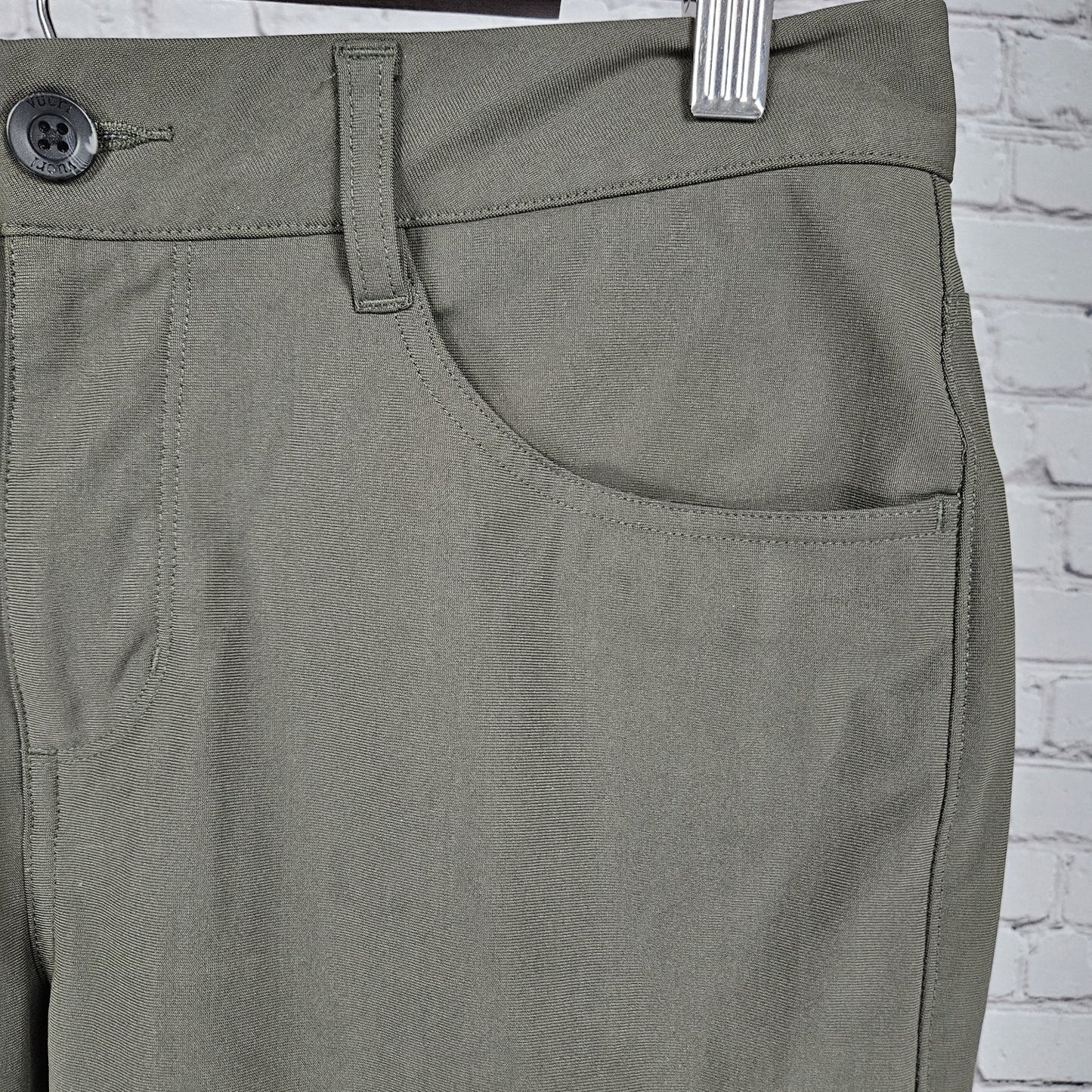 Vuori Green V430 Straight Leg Stretch Zip Pocket Casual Chino Pants 30 (30x29)