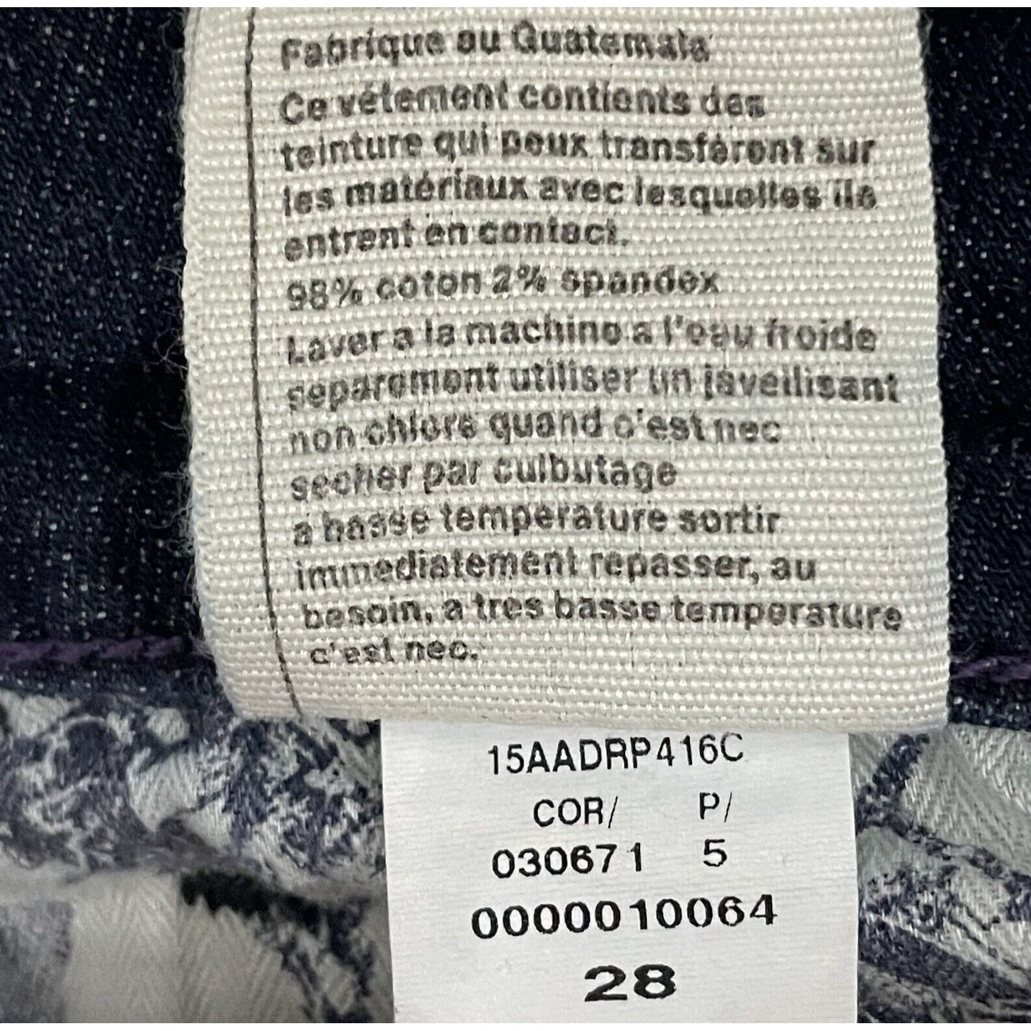Pilcro & The Letterpress Blue Denim Jeans Flare Med Rise Stretch Size 28 (28x32)