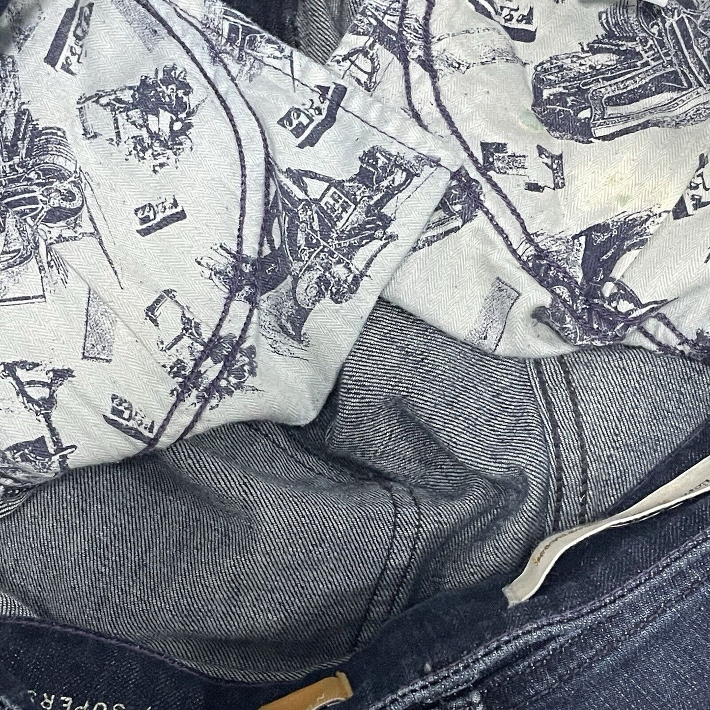 Pilcro & The Letterpress Blue Denim Jeans Flare Med Rise Stretch Size 28 (28x32)