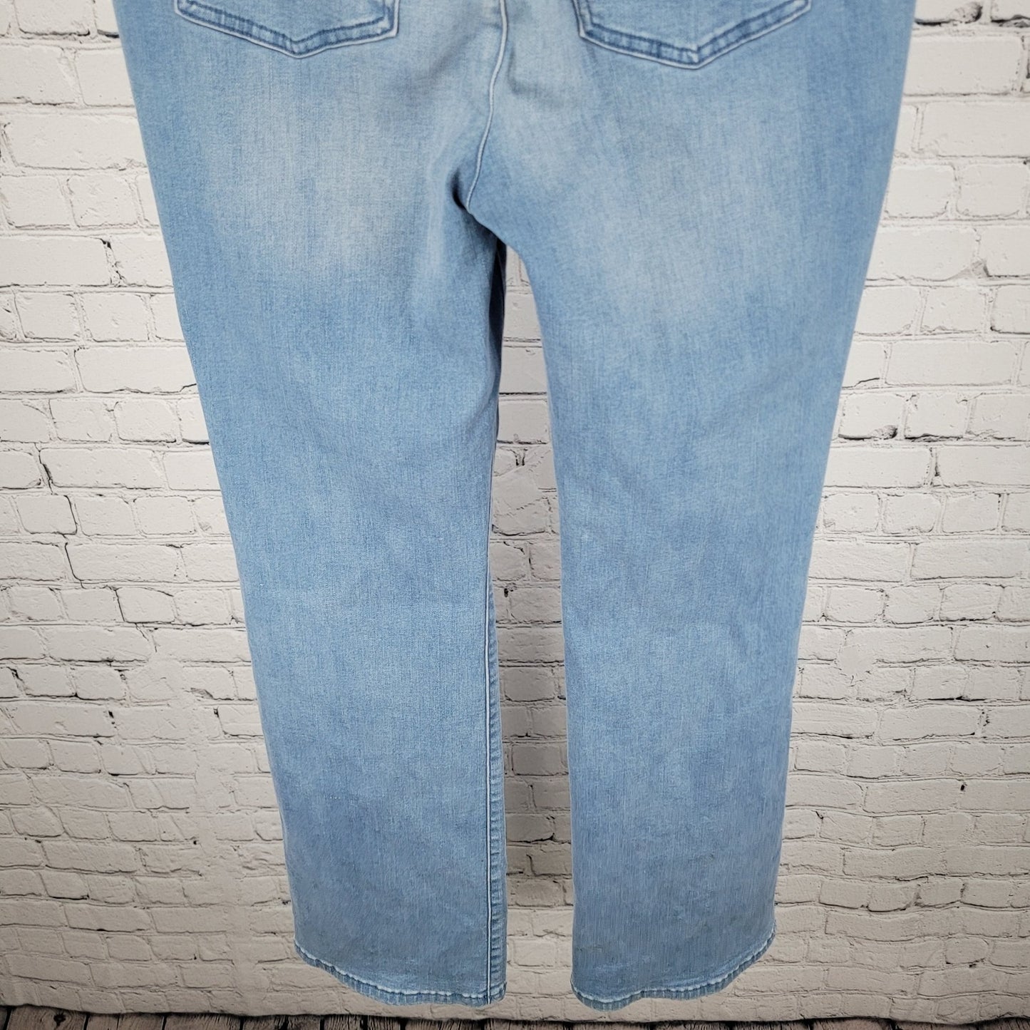 Soft Surroundings Blue Pull On Elastic Waist Stretch Jeans Size Small (28x30.5)
