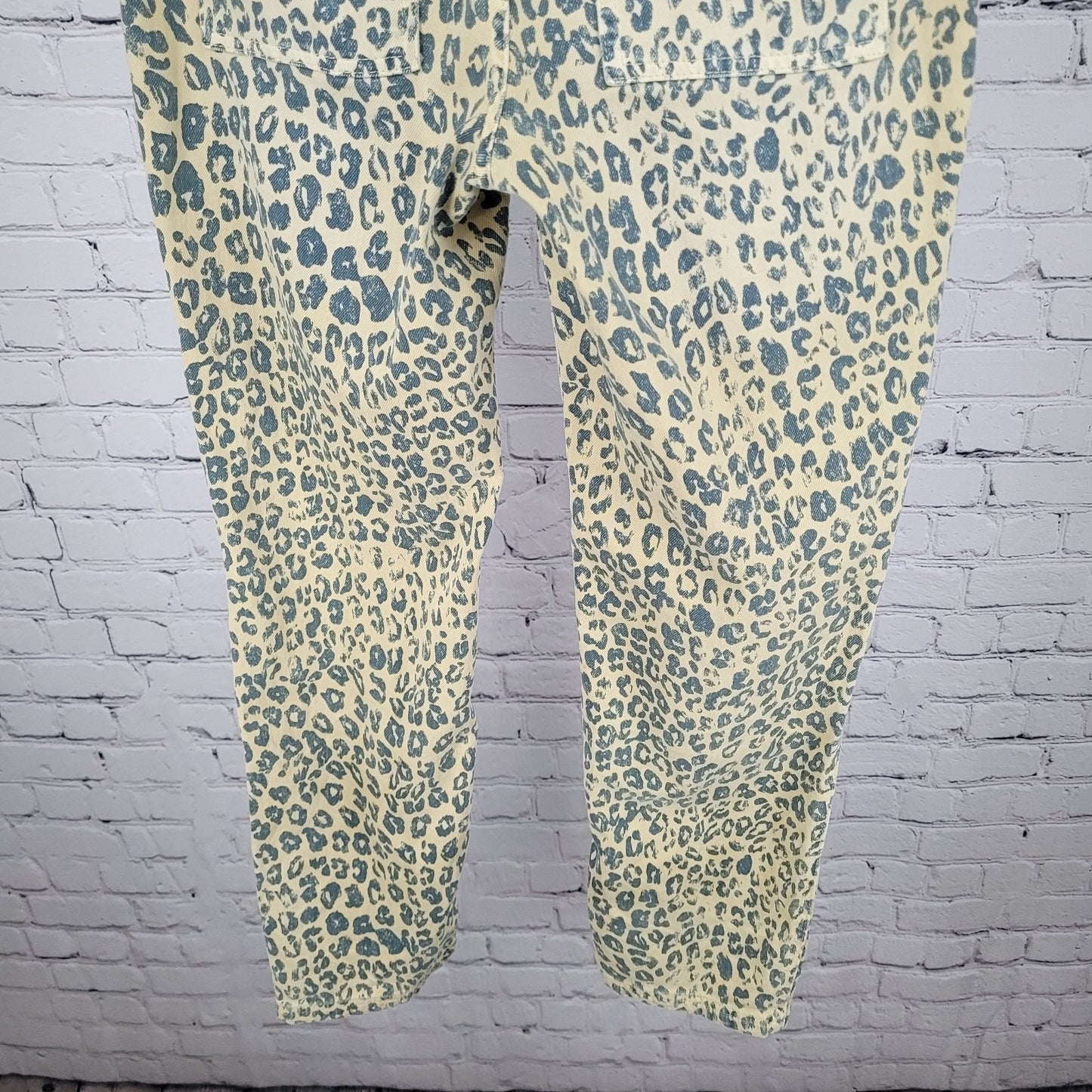 Pilcro Anthropologie The Wanderer Leopard Stretch Cargo Slim Pants 26 (26x29)