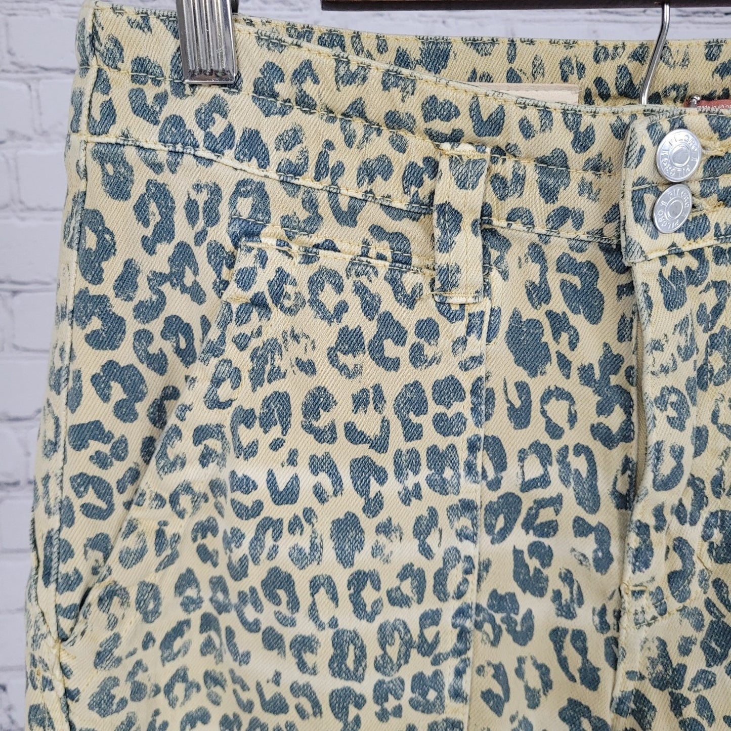 Pilcro Anthropologie The Wanderer Leopard Stretch Cargo Slim Pants 26 (26x29)