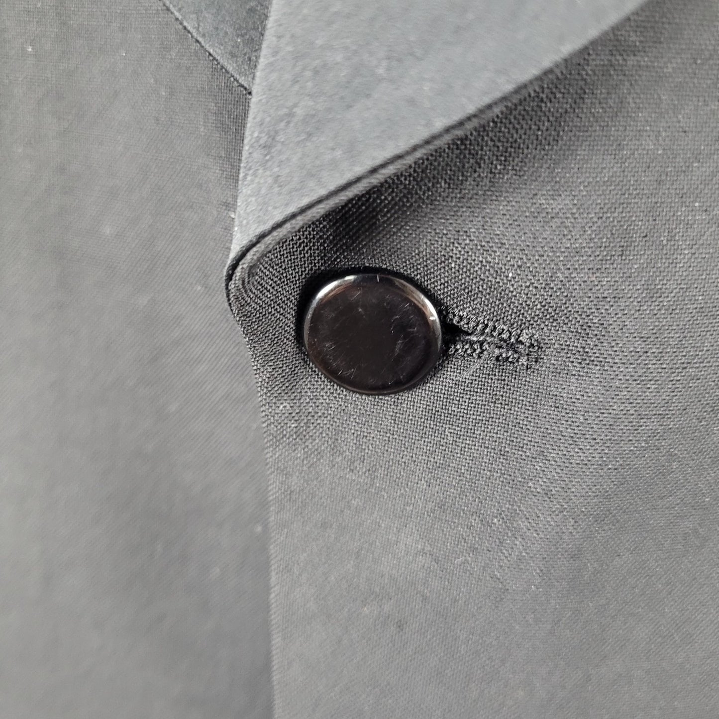 VTG After Six Black Single Vented Formal Tuxedo Jacket USA Made Size 44XL