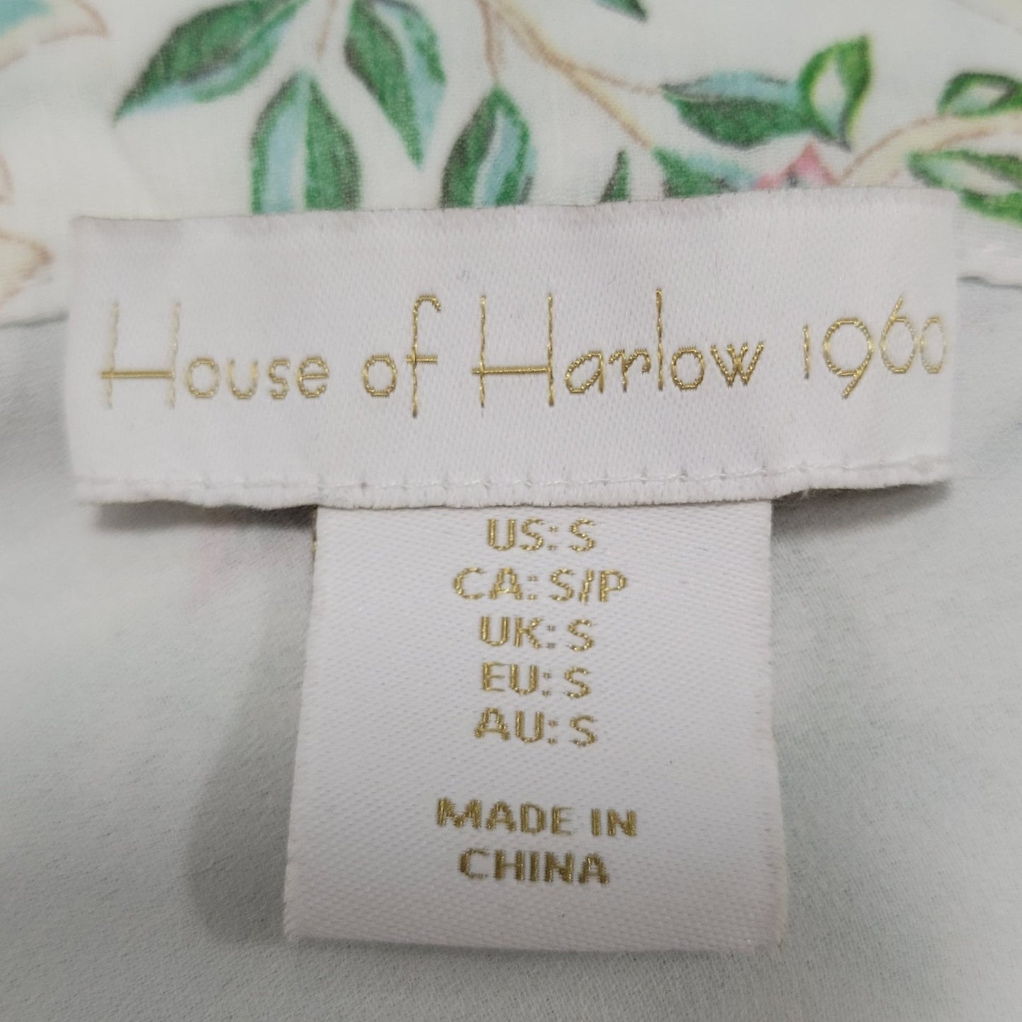 House Of Harlow 1960 Multicolor Floral Lightweight Empire Waist Sun Dress Small