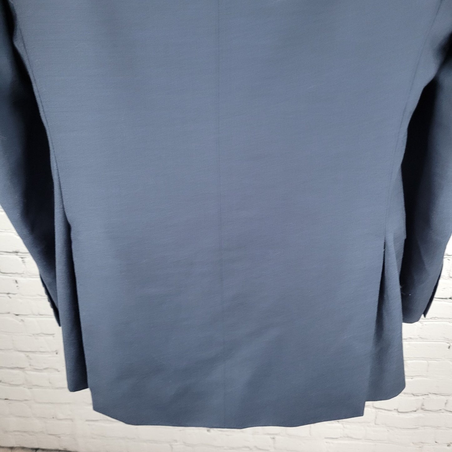 Pronto Uomo Platinum Navy 100% Wool 2 Button Notch Blazer Sport Coat Size 42L