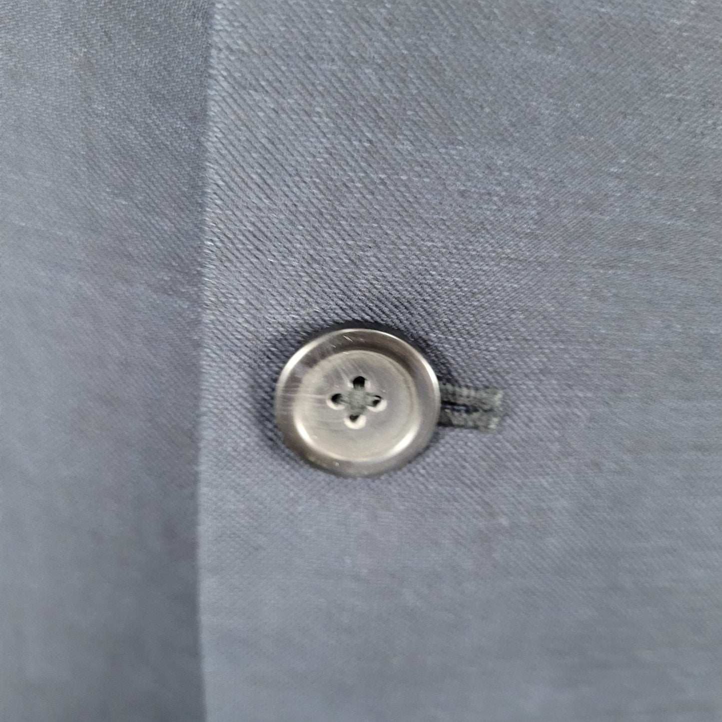 Pronto Uomo Platinum Navy 100% Wool 2 Button Notch Blazer Sport Coat Size 42L