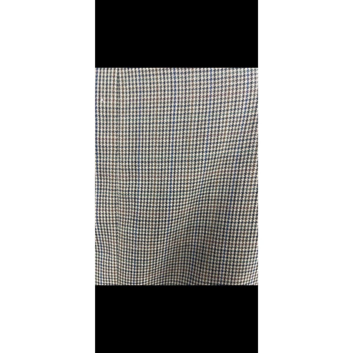 Lauren Ralph Lauren Tan Houndstooth 100% Wool 2 Button Blazer Sport Coat 43R