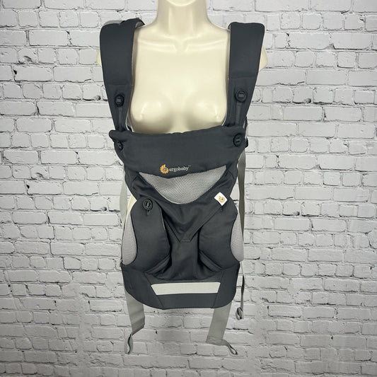 ErgoBaby Four Position 360 Cool Air Carbon Grey Baby Child Adjustable Carrier