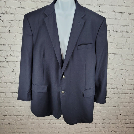 Jos A Bank Wool Travelers Collection Tailored Fit Blazer Sport Coat Size 50R