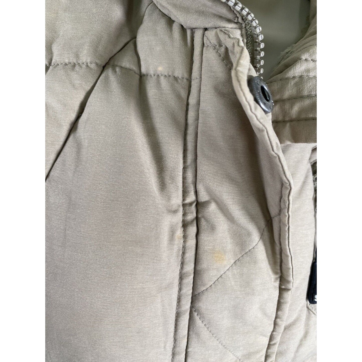 Top Shop Snowear Light Brown Full Zip Snap Close Collared Winter Vest Women’s 6