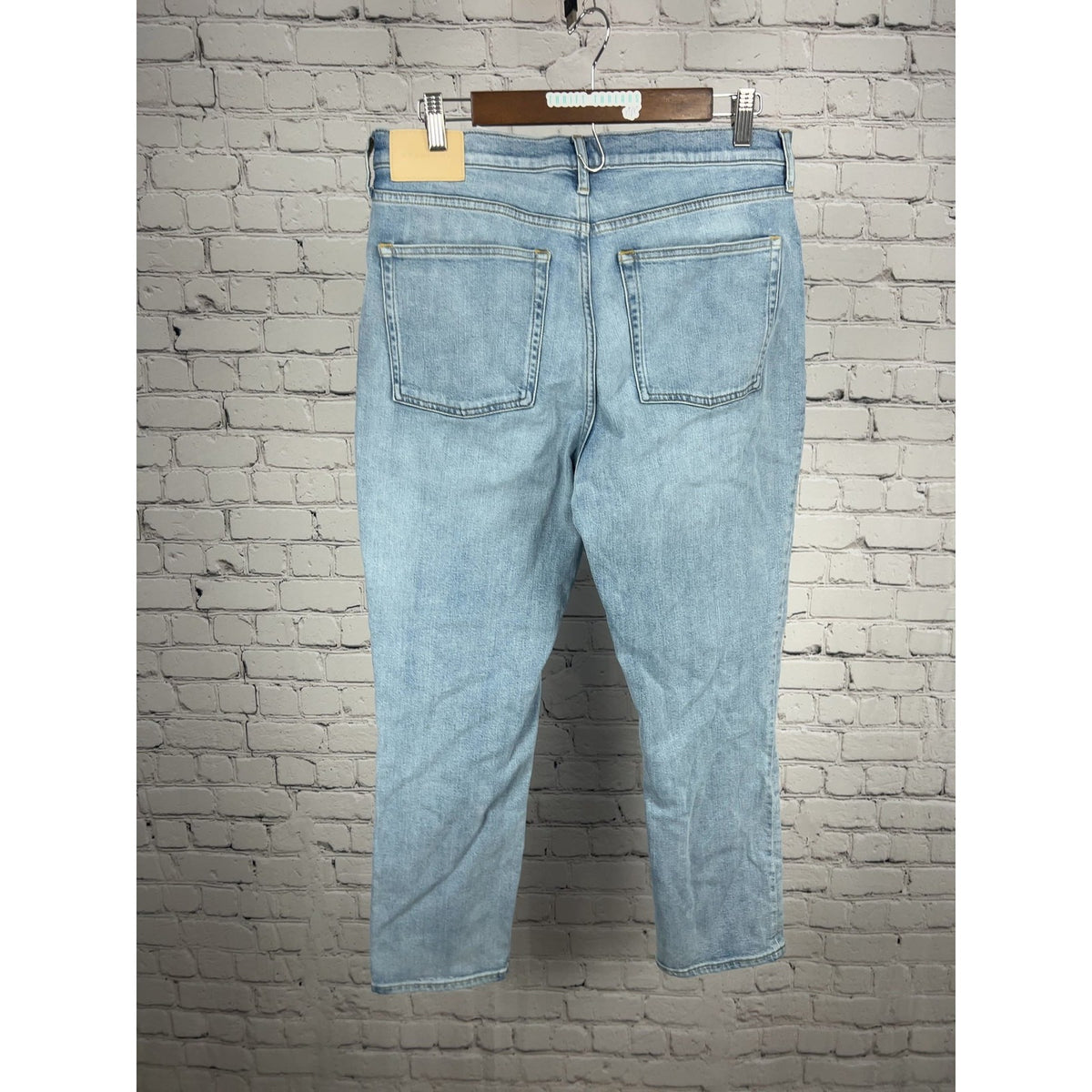 Everlane Cheeky Light Wash High Rise Cropped Women's Denim Jeans 31R (32X27.5)