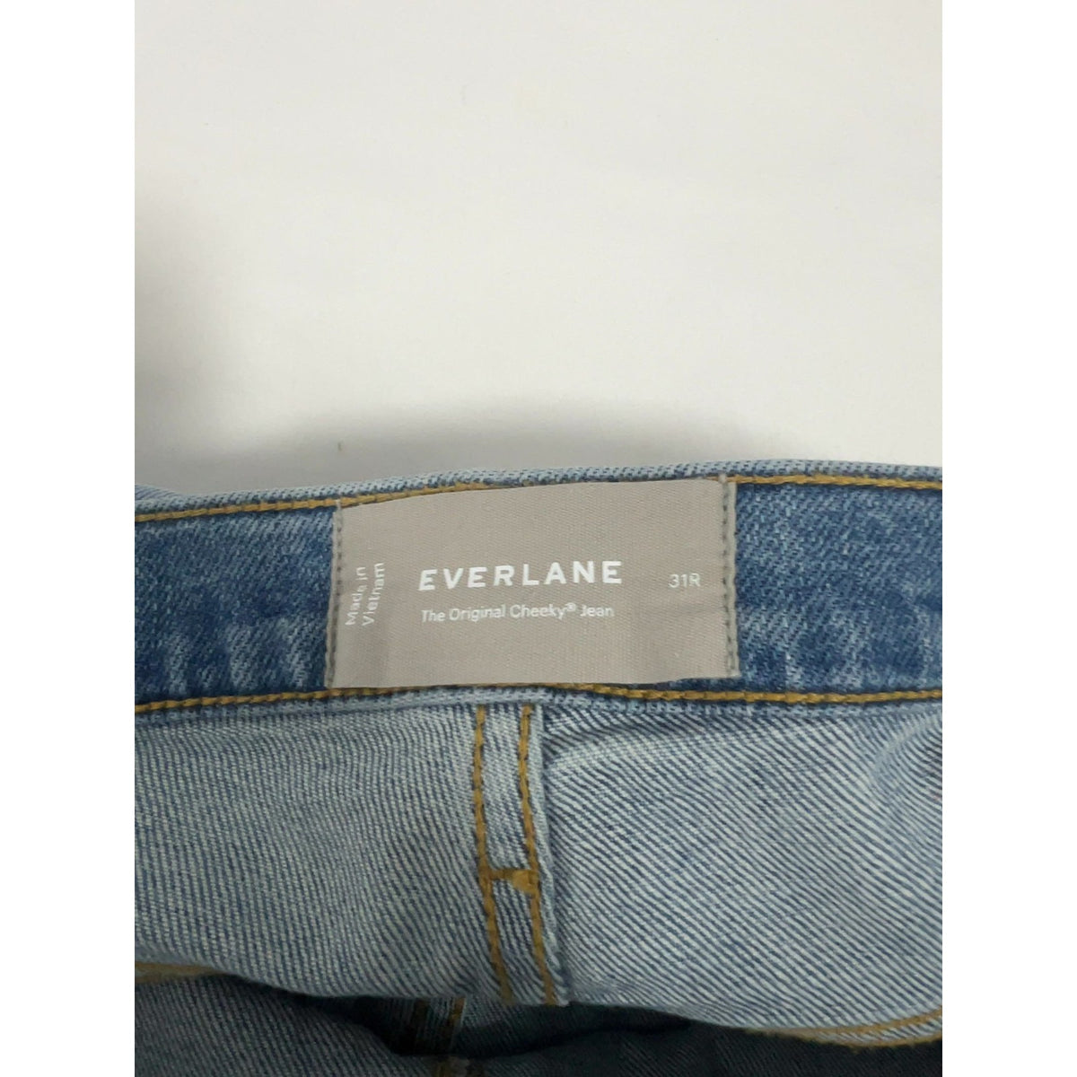 Everlane Cheeky Light Wash High Rise Cropped Women's Denim Jeans 31R (32X27.5)