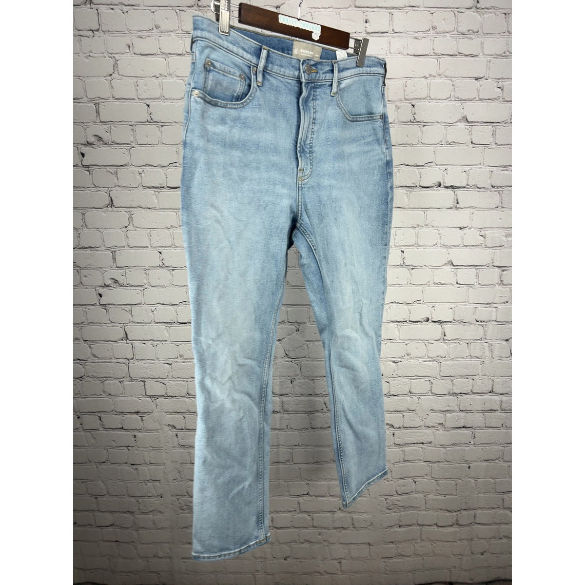 Everlane Cheeky Light Wash High Rise Cropped Women's Denim Jeans 31R (32X27.5)