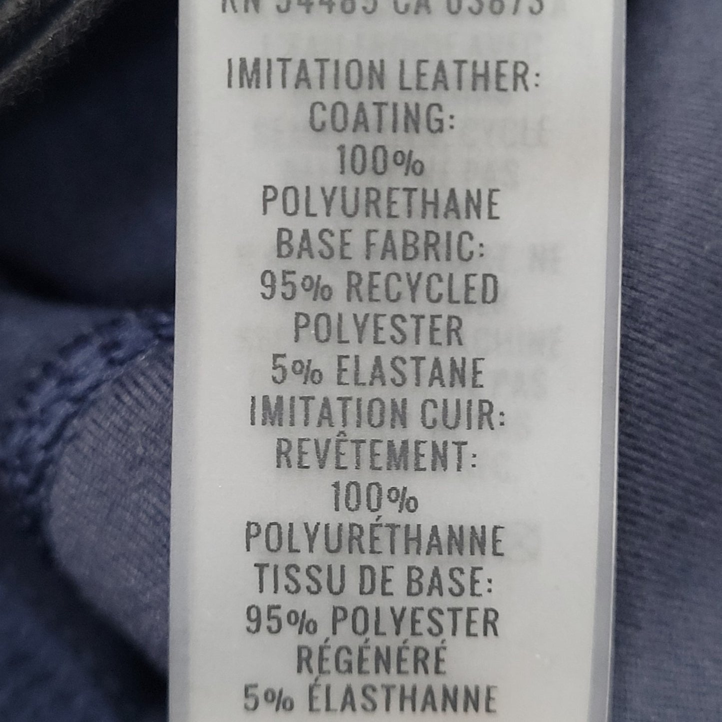 NWD Offline Aerie Real Luxe Blue Faux Leather Hi-Rise Lightweight Leggings XL