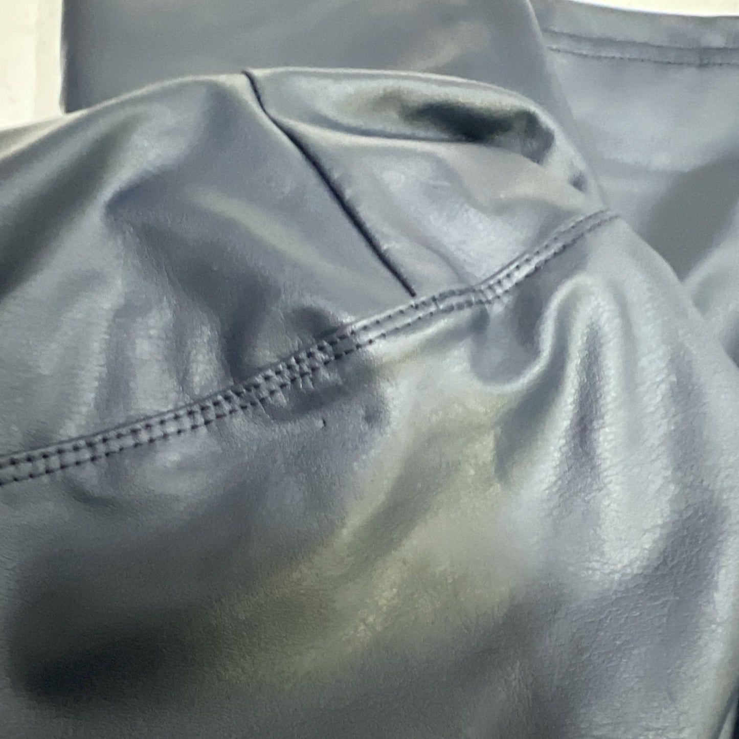 NWD Offline Aerie Real Luxe Blue Faux Leather Hi-Rise Lightweight Leggings XL
