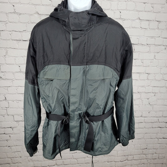 First Gear Premium Riding Equipment Intersport Hooded Rainman Jacket Size XL