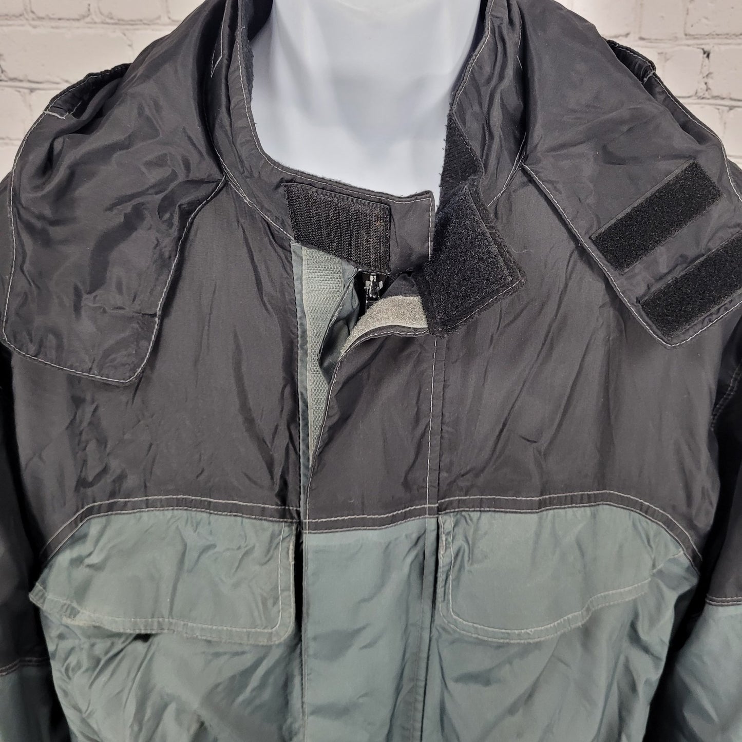 First Gear Premium Riding Equipment Intersport Hooded Rainman Jacket Size XL