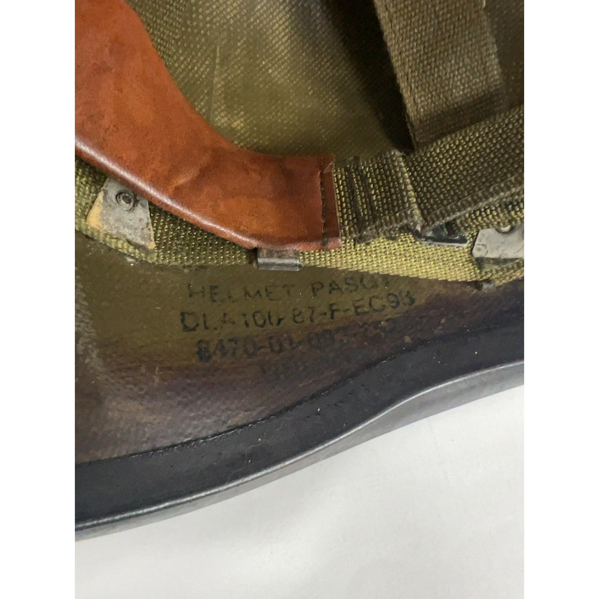 VTG US Military PASGT Helmet Black Med UNICOR DLA100-87 8470-01-092-7527