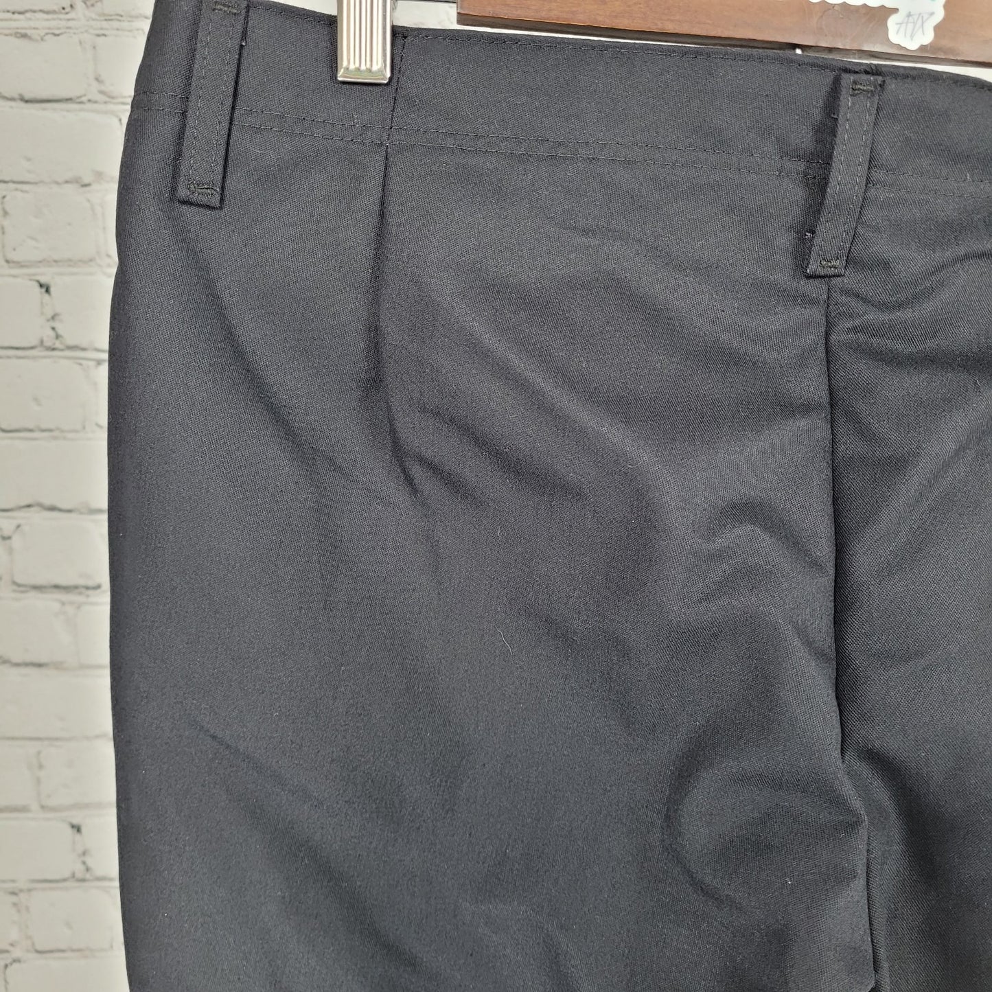 NWT Red Kap Black Twill Canvas Mid Rise Straight Workwear Pants Size 14 (34x31)