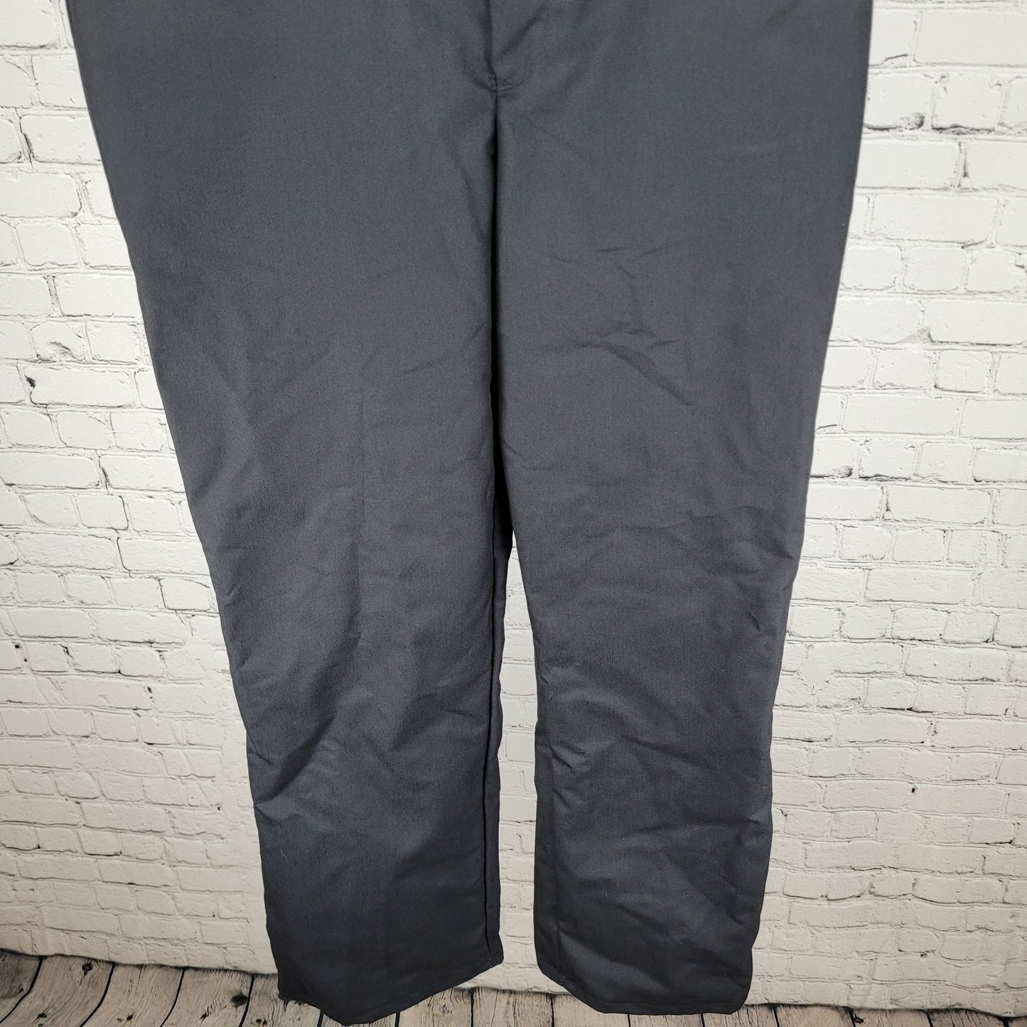 NWT Red Kap Black Twill Canvas Mid Rise Straight Workwear Pants Size 14 (34x31)