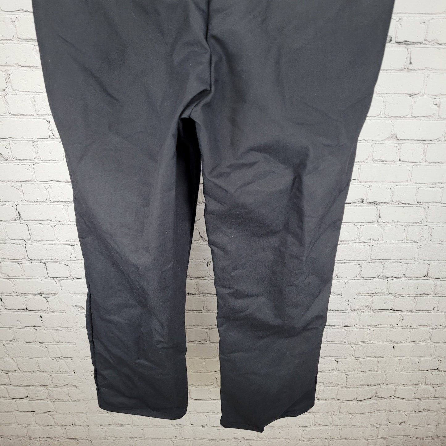 NWT Red Kap Black Twill Canvas Mid Rise Straight Workwear Pants Size 14 (34x31)