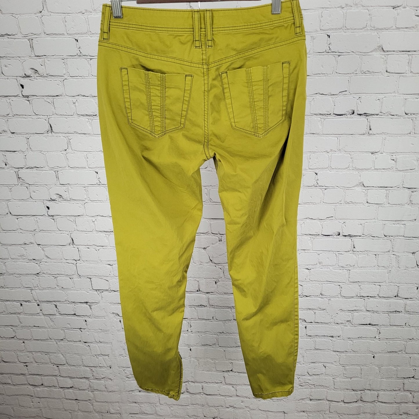 Burberry Brit Green Bayswater Skinny Zip Ankle Lightweight Jeans Size 29 (29x29)