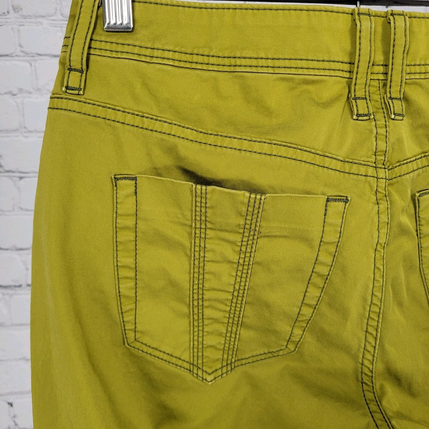 Burberry Brit Green Bayswater Skinny Zip Ankle Lightweight Jeans Size 29 (29x29)