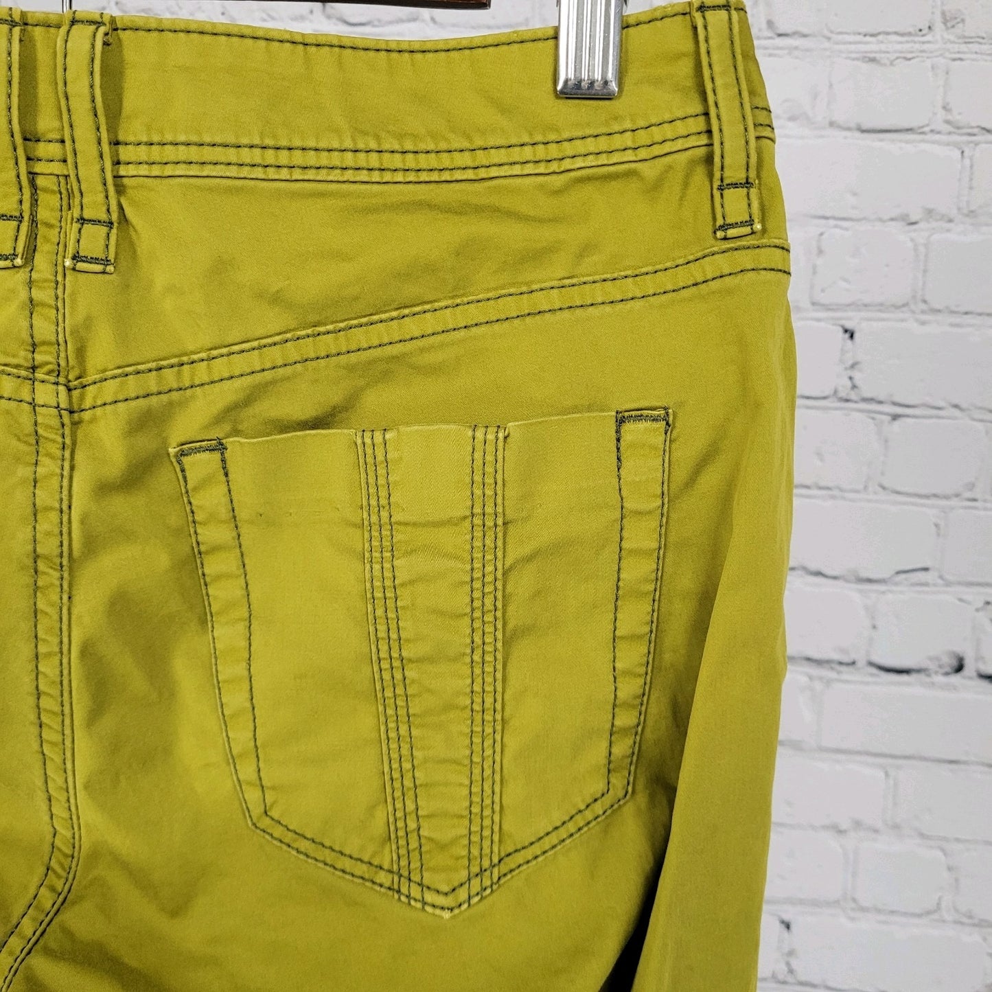 Burberry Brit Green Bayswater Skinny Zip Ankle Lightweight Jeans Size 29 (29x29)