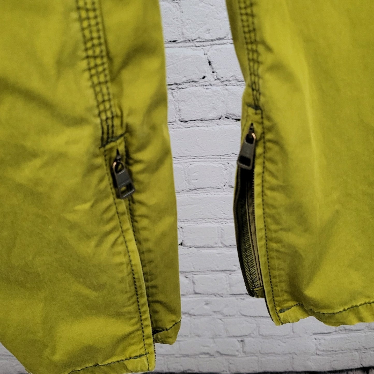 Burberry Brit Green Bayswater Skinny Zip Ankle Lightweight Jeans Size 29 (29x29)