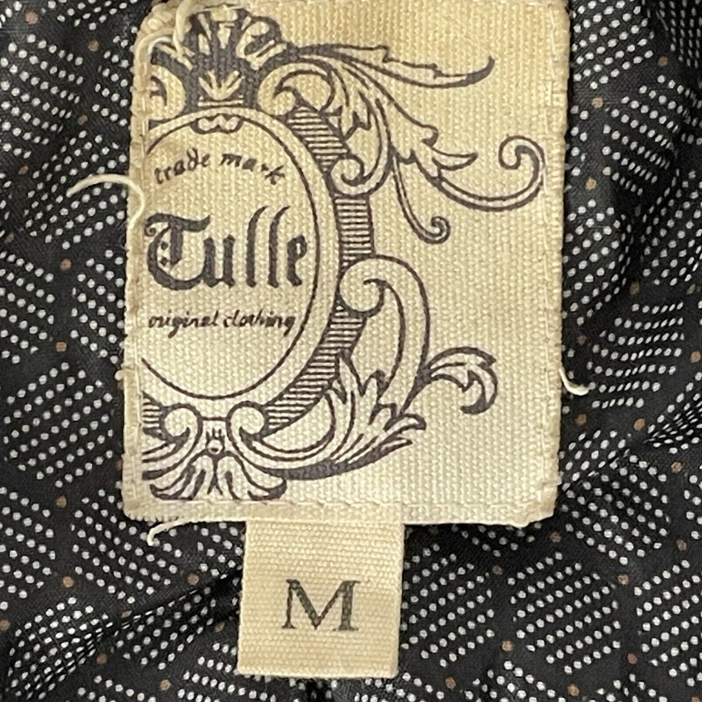 Tulle Anthropologie Grey Wool Blend Double Breasted Collar Pockets Size Medium M