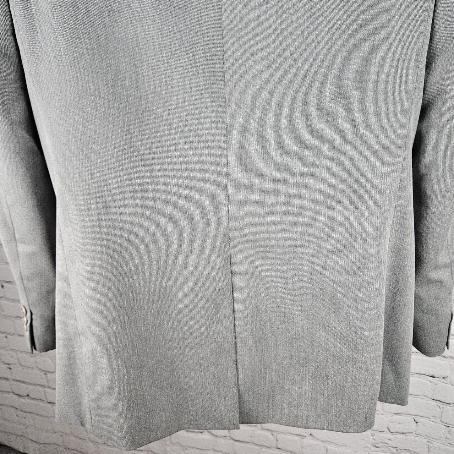 Zara Man Basic Grey 2 Button Single Vented Notch Suit Blazer Sport Coat 42