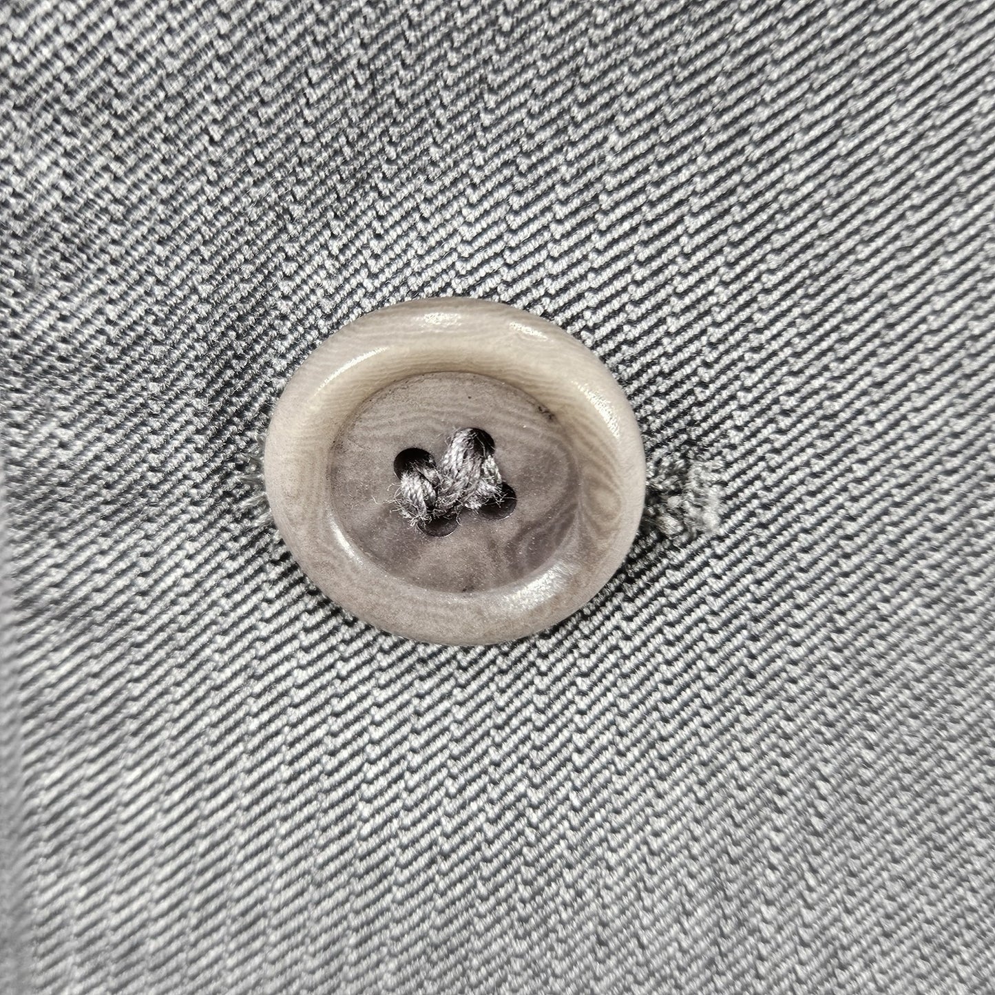 Zara Man Basic Grey 2 Button Single Vented Notch Suit Blazer Sport Coat 42