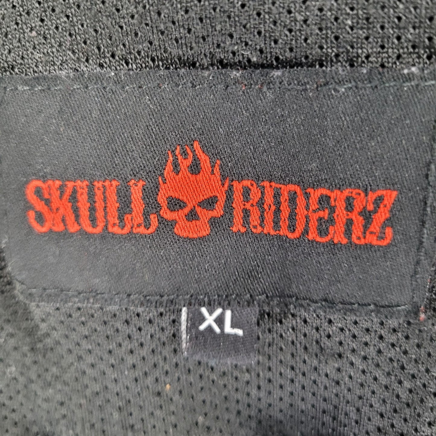 Skull Riderz Grey Tan Flannel Check Full Zip Snap Collar Lined Shacket Jacket XL