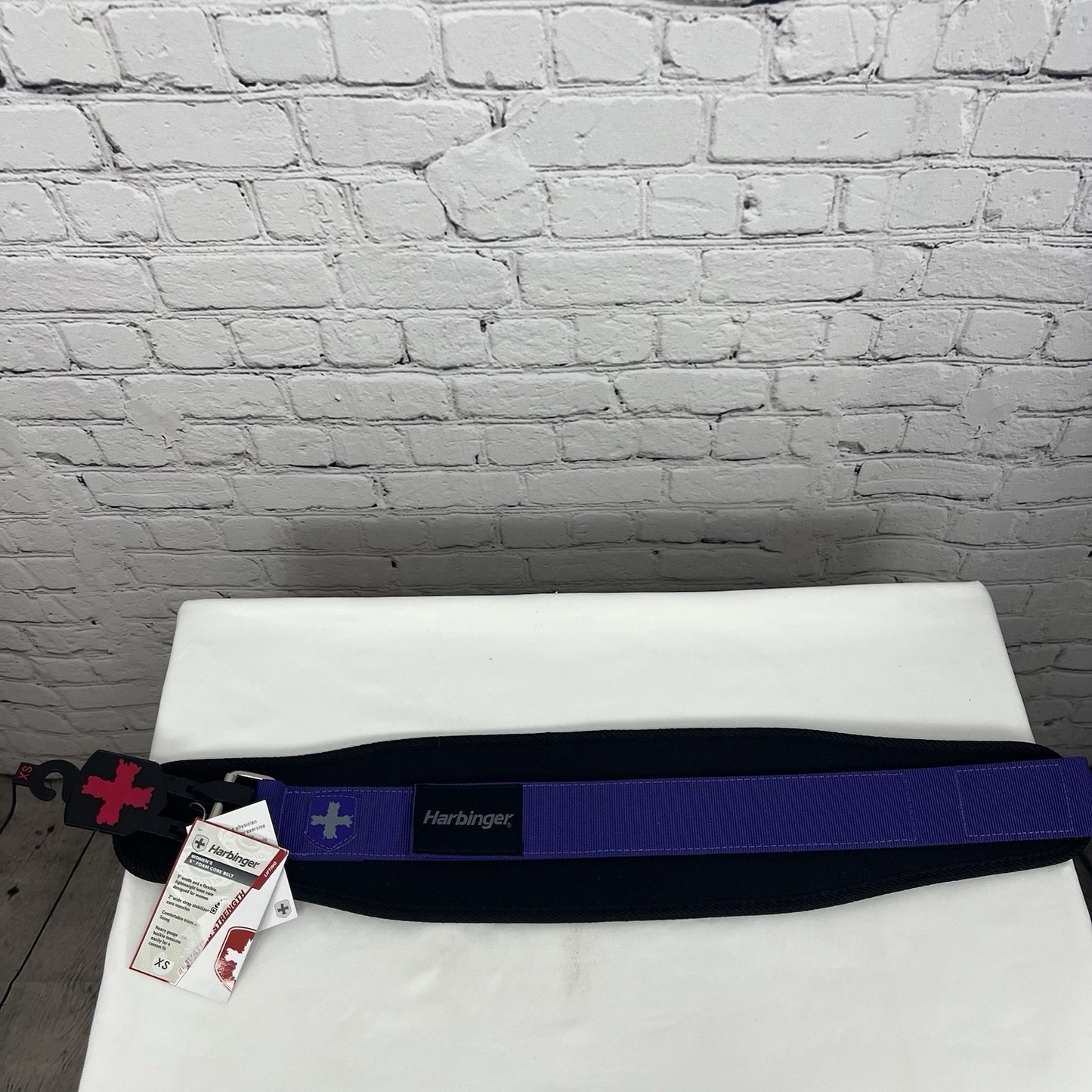 NWT Harbinger Purple Black Women’s 5” Foam Padded Core Support Belt Lifting XS