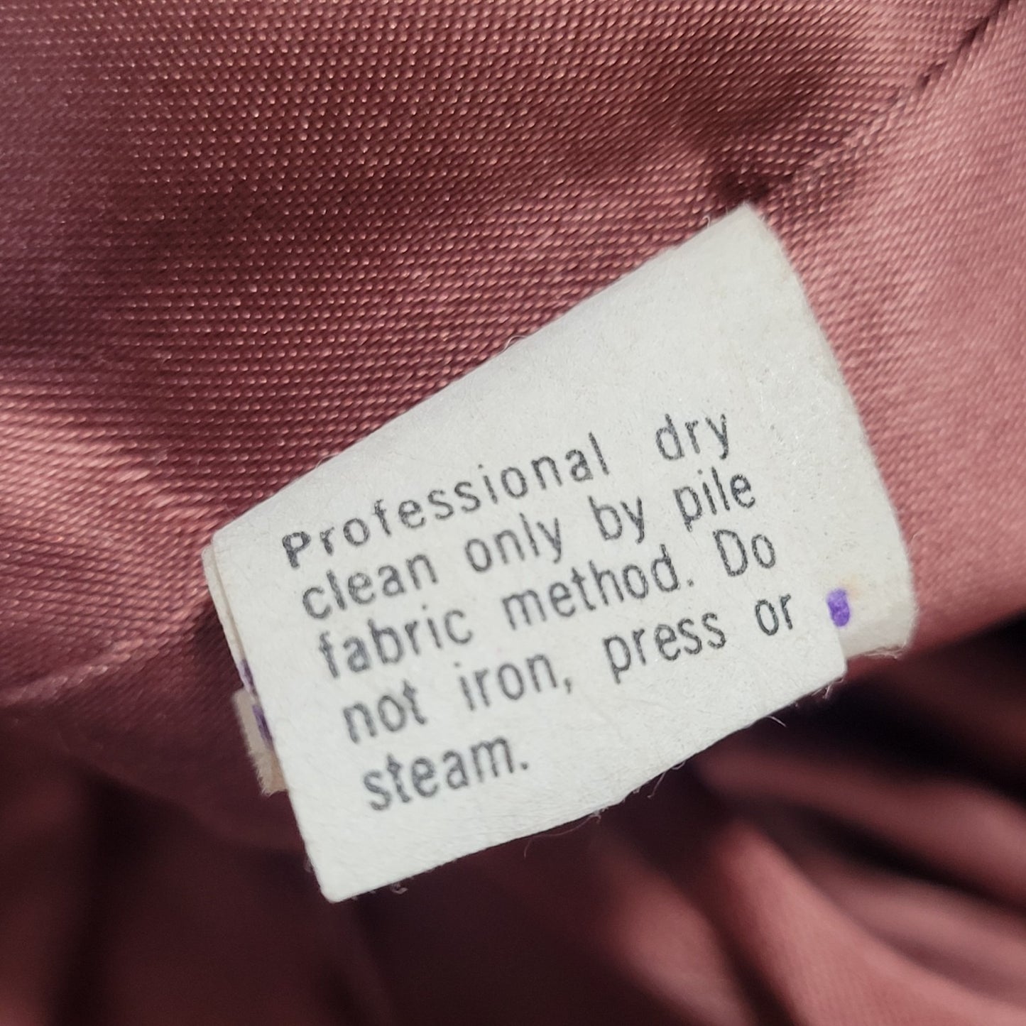 VTG Outerlayers Brown Faux Fur Shawl Collar Pockets Lined Coat USA Large L