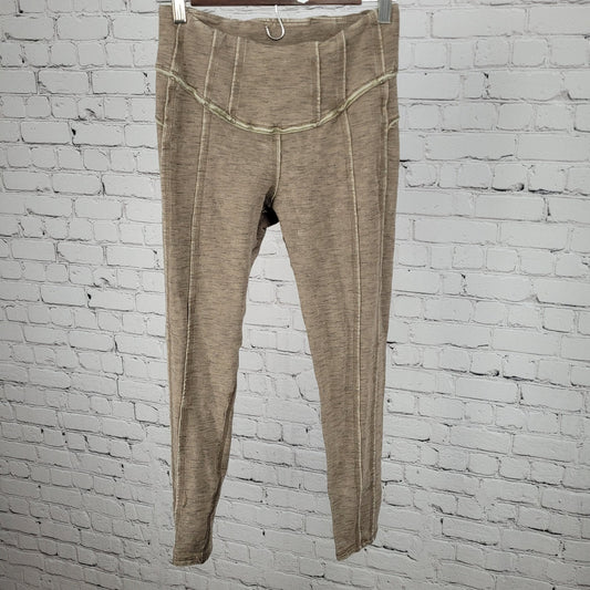 Free People Movement Brown Athleisure Yoga Pants Tights Size Small S (25x26)