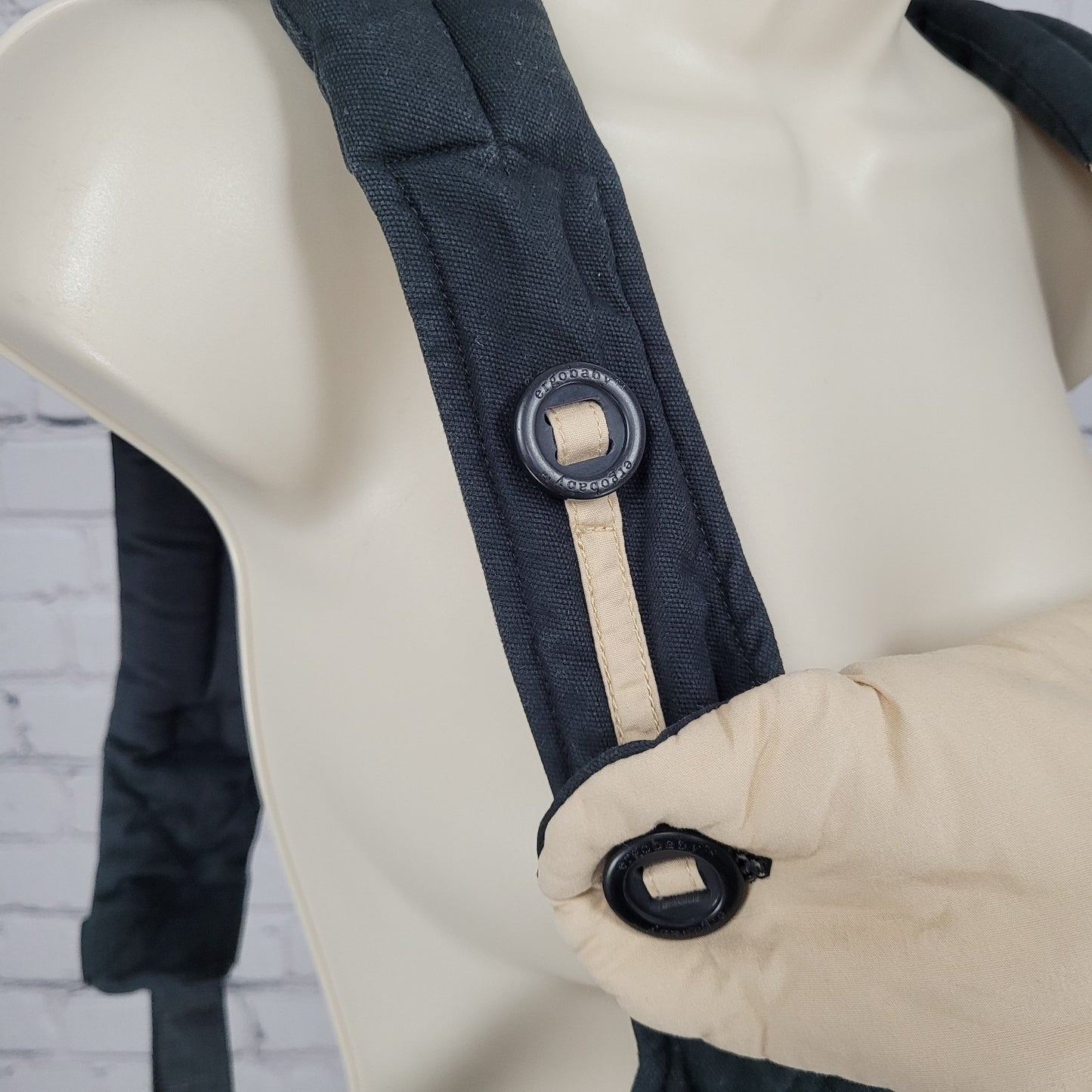 Ergobaby Black Camel Four Position 360 Boj 100% Cotton Infant Baby Carrier