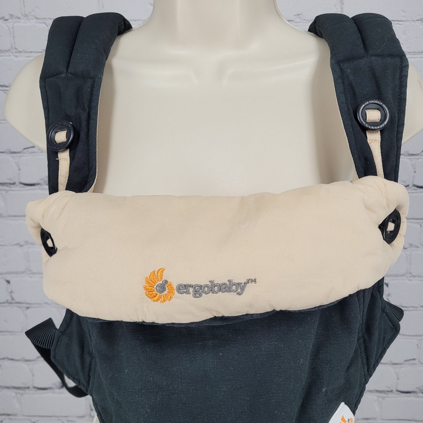 Ergobaby Black Camel Four Position 360 Boj 100% Cotton Infant Baby Carrier