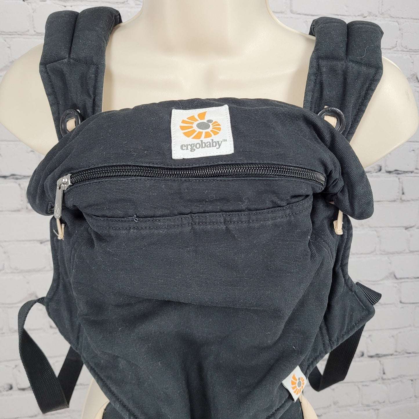 Ergobaby Black Camel Four Position 360 Boj 100% Cotton Infant Baby Carrier