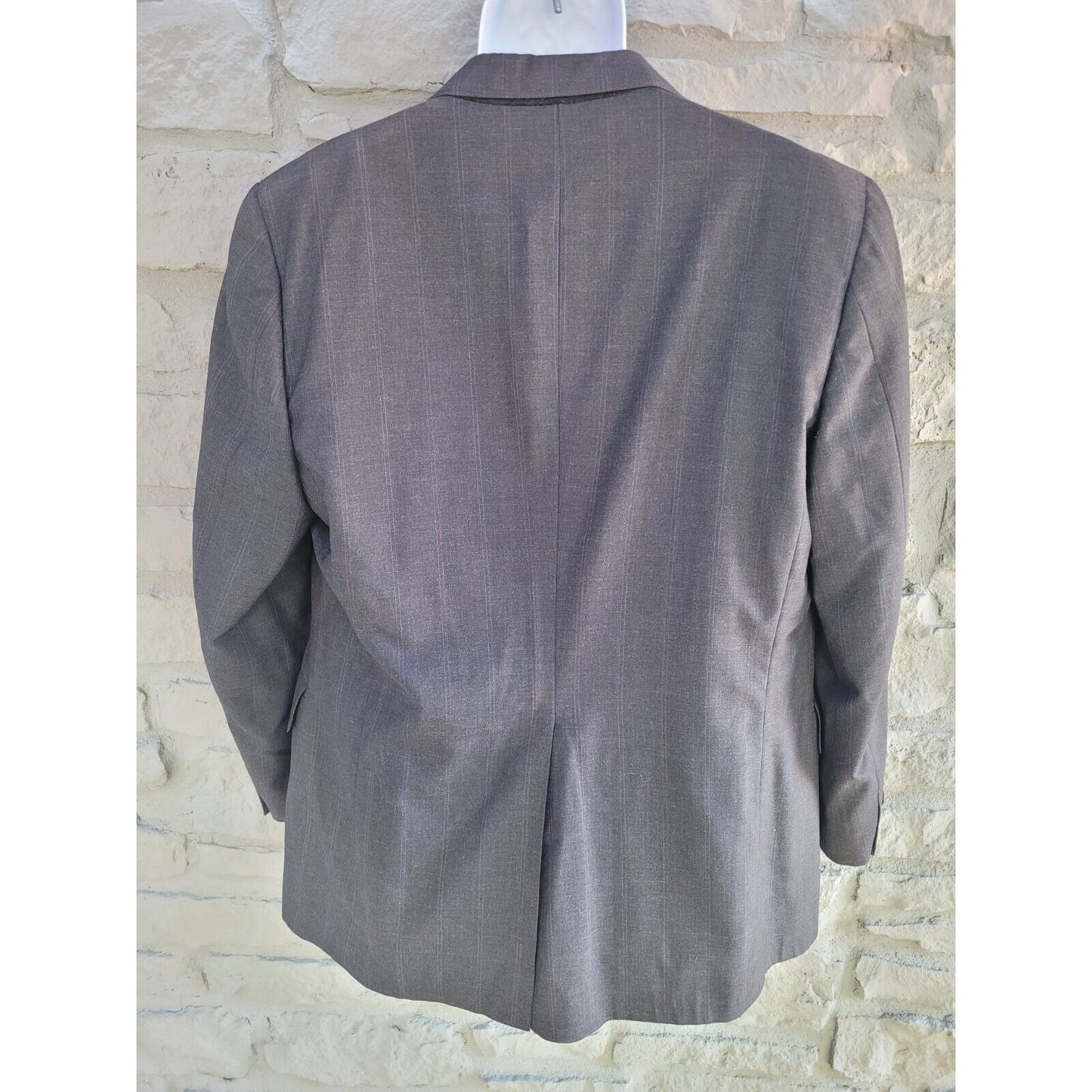 Chaps Ralph Lauren Vintage 2 Button Sport Coat Jacket Pin Stripe Made In USA 42R