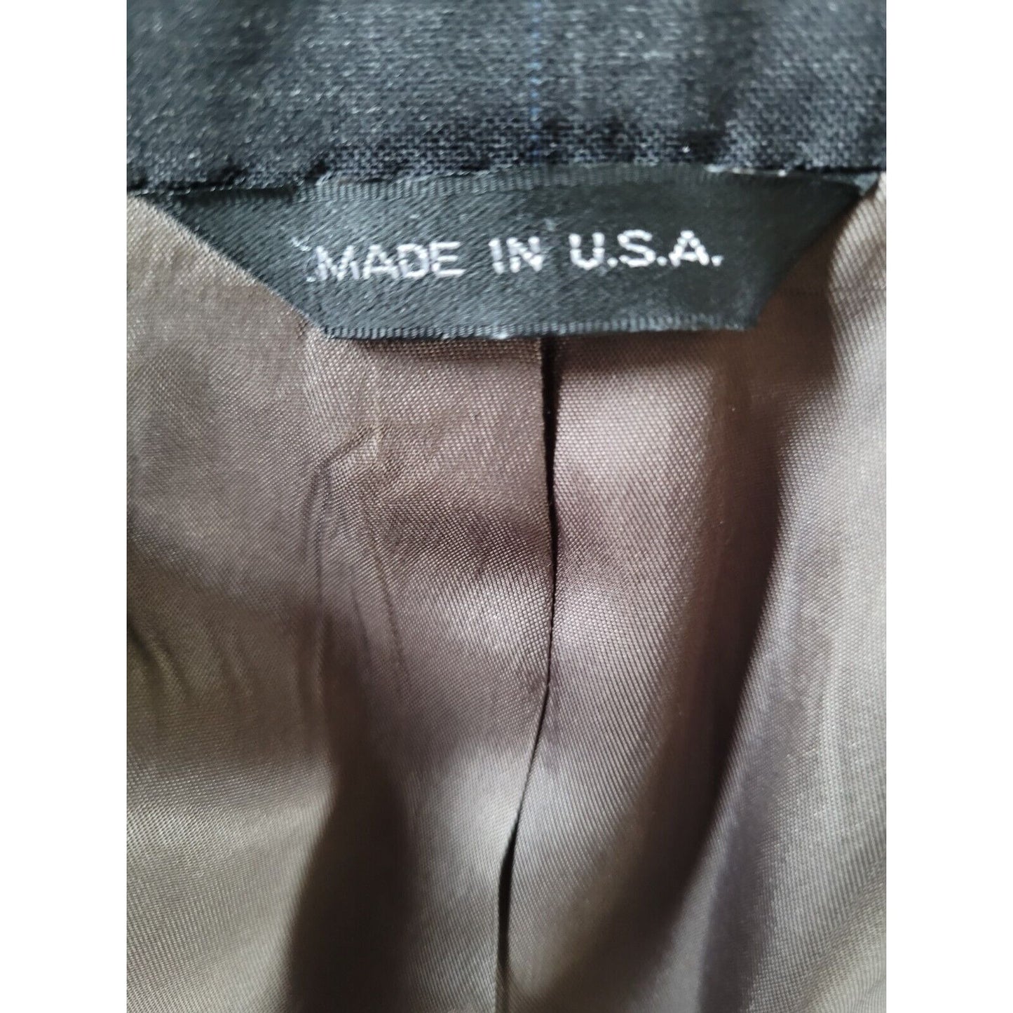 Chaps Ralph Lauren Vintage 2 Button Sport Coat Jacket Pin Stripe Made In USA 42R