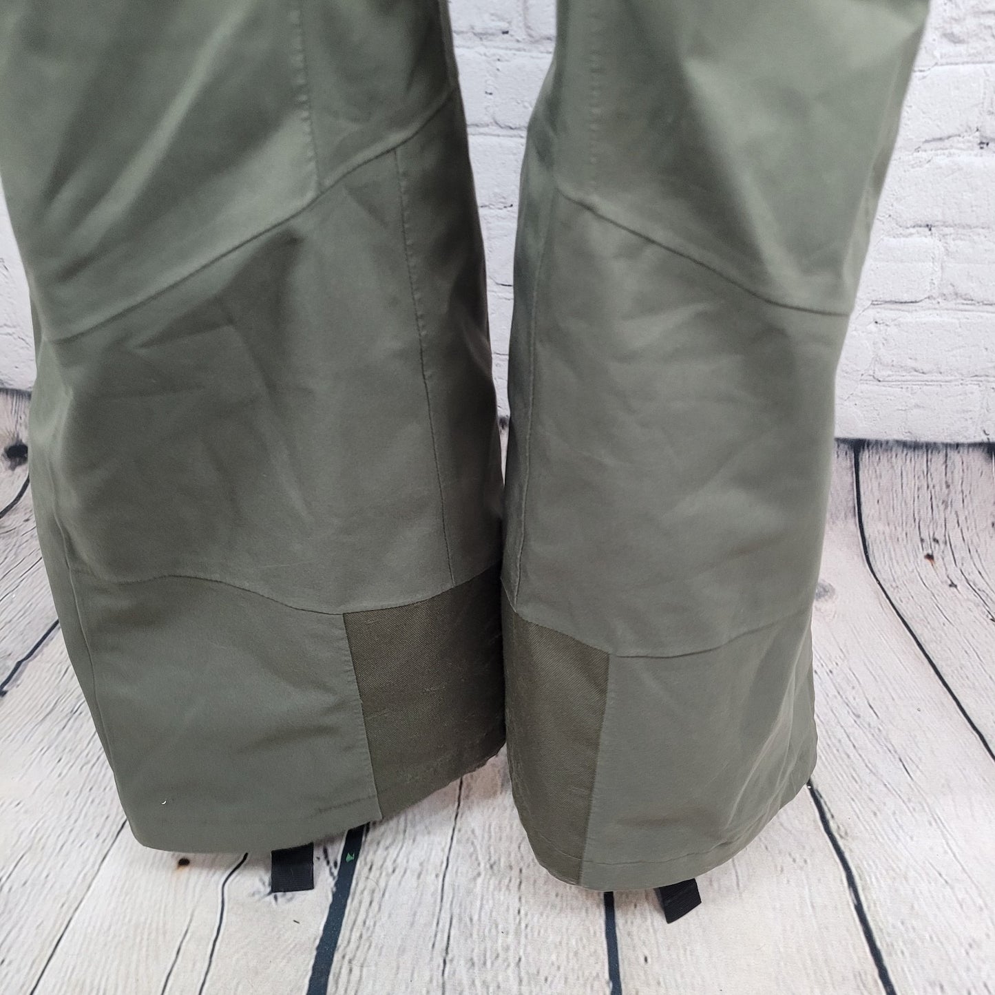 Spyder Green 3M Thinsulate Adjustable Waist Overalls Snow Ski Pants L (36x32)