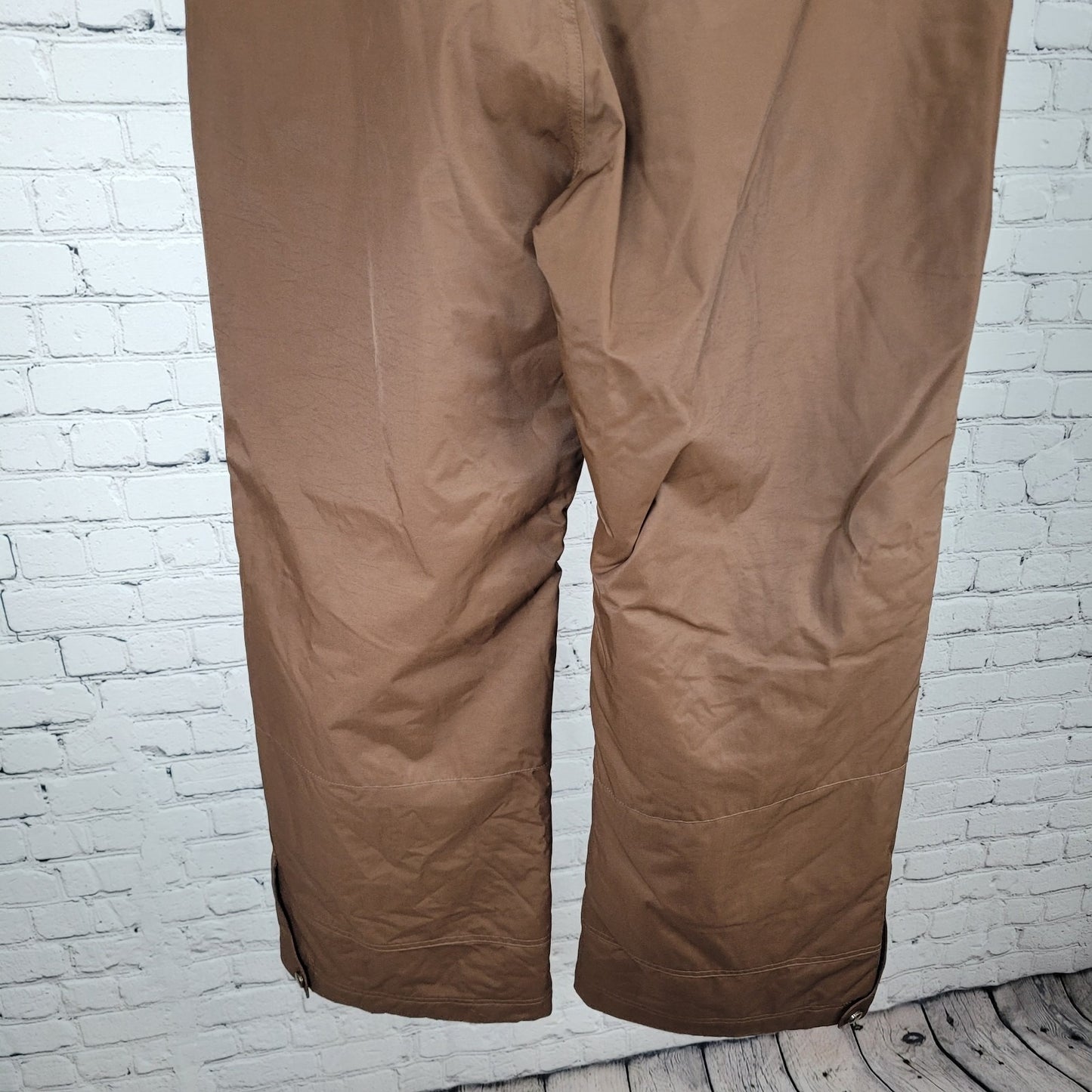 SIMS Snowboarding Brown Insulated Adjustable Waist Snow Pants Womens Size XL