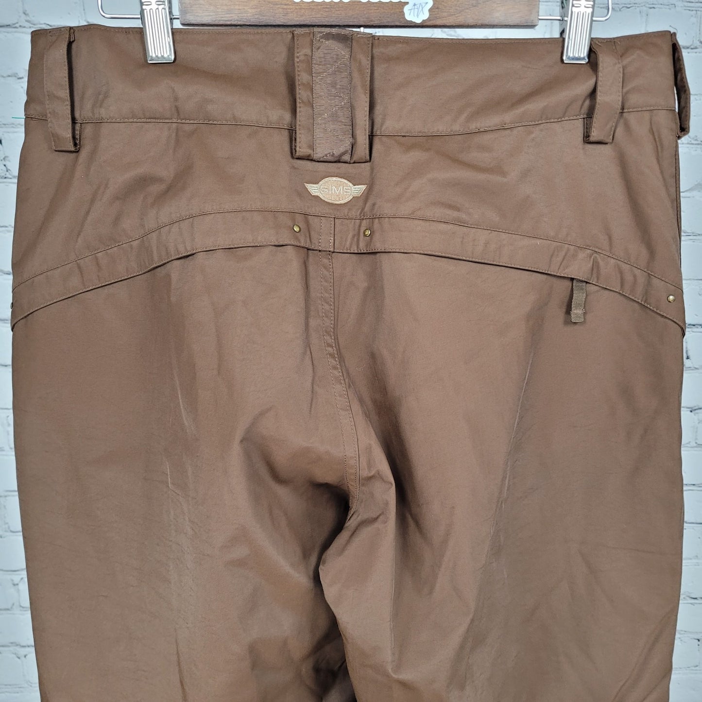 SIMS Snowboarding Brown Insulated Adjustable Waist Snow Pants Womens Size XL