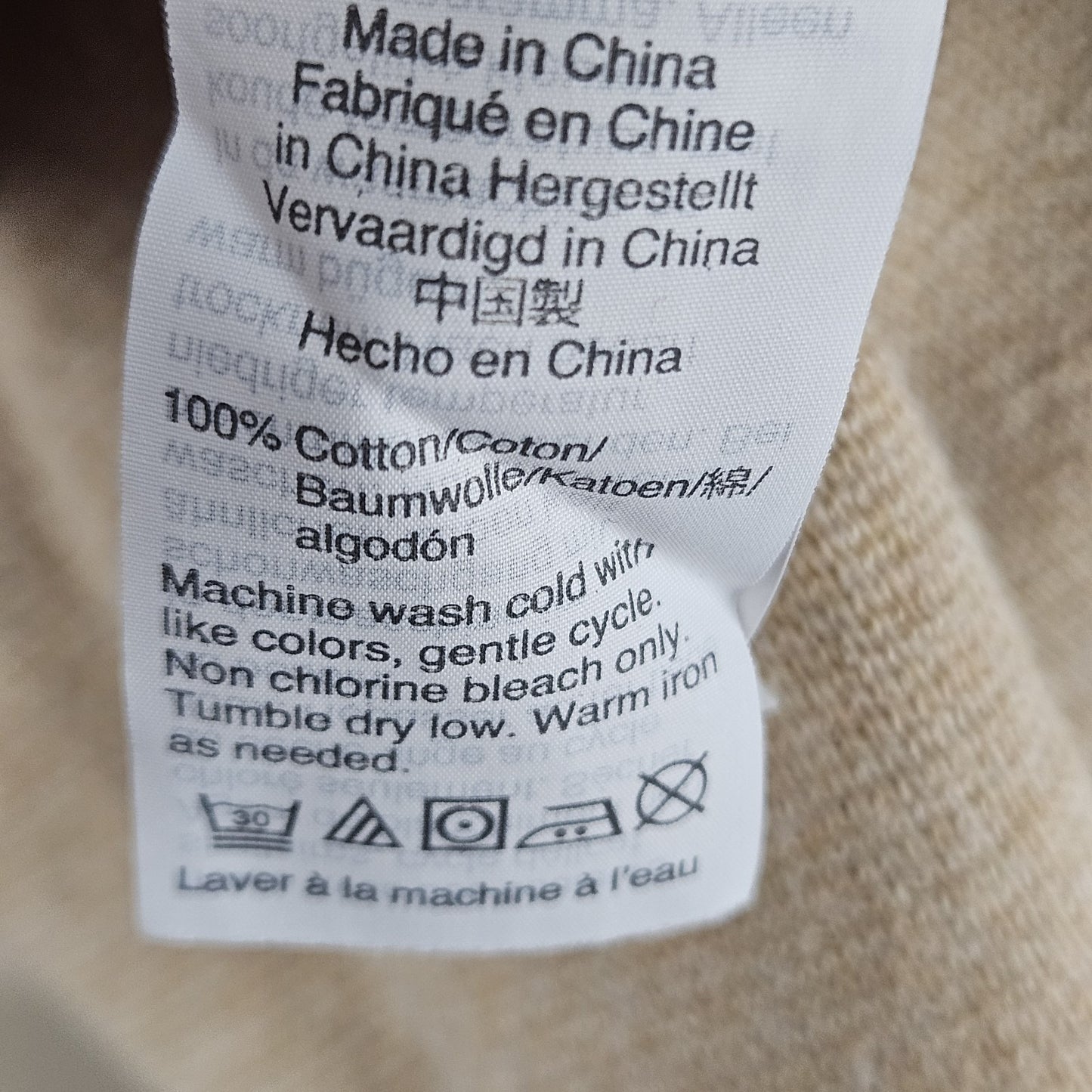 J. Crew Mercantile Tan 100% Cotton Knit Unlined Notch Blazer Jacket Medium M